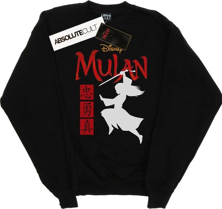 Disney Mulan Movie Warrior Silhouette Sweatshirt Mädchen