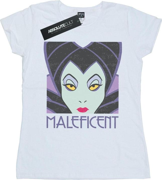 Disney Maleficent Cropped Head TShirt (L)