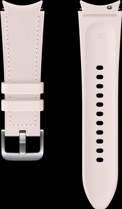 Actual product image Samsung Hybrid Leather Band 20mm M/L Pin (20 mm, Leather, Fluoroelastomer)