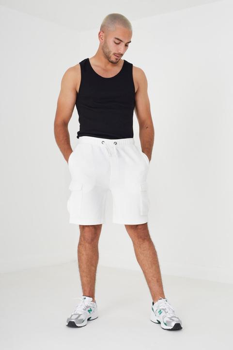 Actual product image Brave Soul Mens Cadby Textured Cargo Shorts (S)