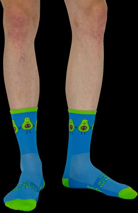 Actual product image Dirtysox Allround - Elite - LAUREUS SPORT FOR GOOD - Peace Avocado (44 - 47)