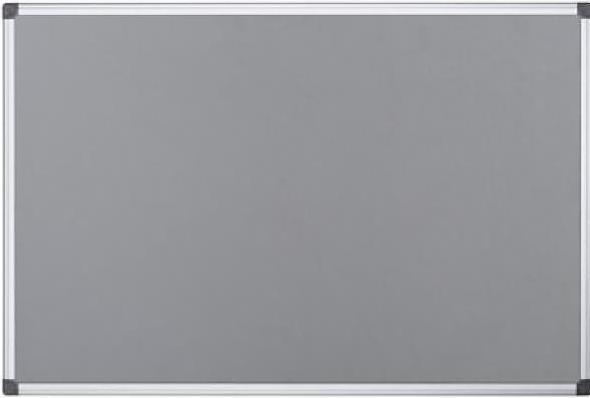 Actual product image Bi-Office Felt board grey 240x120 cm (240 x 120 cm)