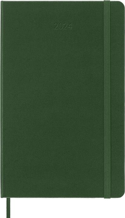 Produktbild Moleskine 12 Monate Tageskalender 2024, Large/A5, Myrtengrün (A5, Harter Einband, Englisch)