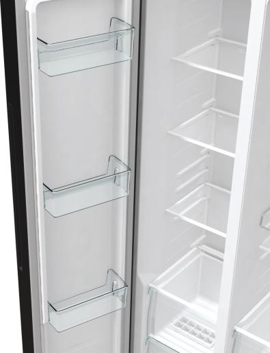Actual product image Hisense RS711N4AFE - Amerikaanse Koelkast - Zwart (550 l)