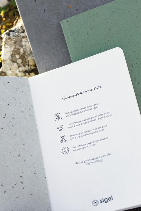 Produktbild Sigel Notizbuch Re-Up Softcover (14 x 20 cm, Kariert, Weicher Einband)