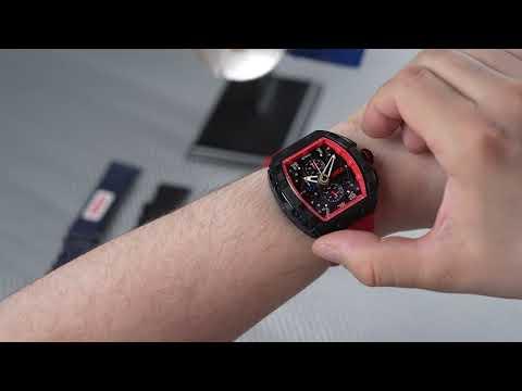 Actual product image Nubeo NB-6024-NAS-03 Men's watch Magellan NASA Chronograph Limited 48mm 5ATM