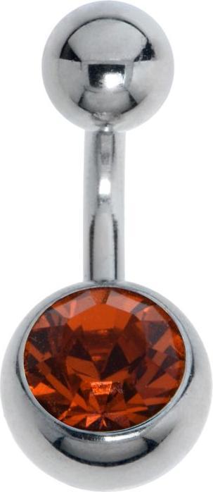 Image du produit Bijouteria Piercing nombril (Titane, Cristallin)
