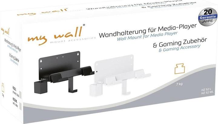 Actual product image myWall My Wall media player wall mount white (1 pcs., Wall installation, Not movable)