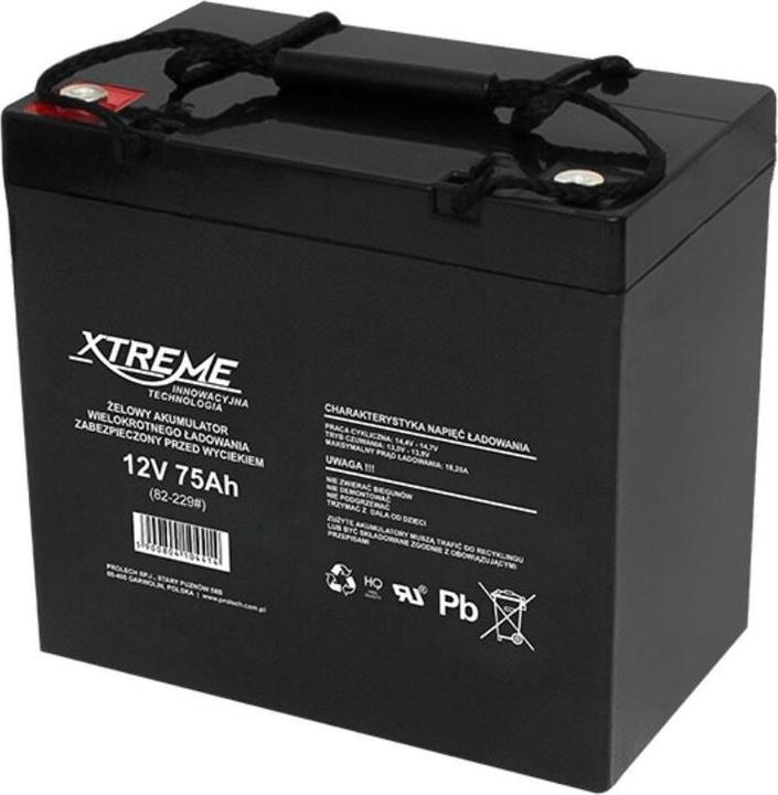 Blow 82-229 # 12v 75ah xtreme gel battery (12 V, 75 Ah)