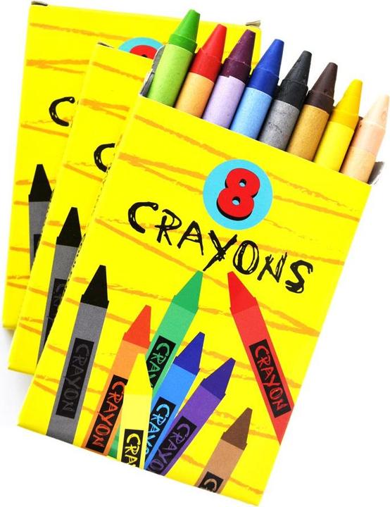 Image du produit Unique Boites de 8 crayons de couleur (6pcs) (Multicolore, 6 x)