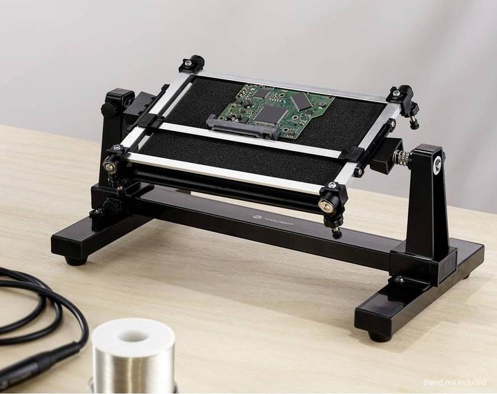 Actual product image Toolcraft TO-ZD-11ES Platinenhalter regelbar, rutschfest (L x B x H) 210 x 150 x