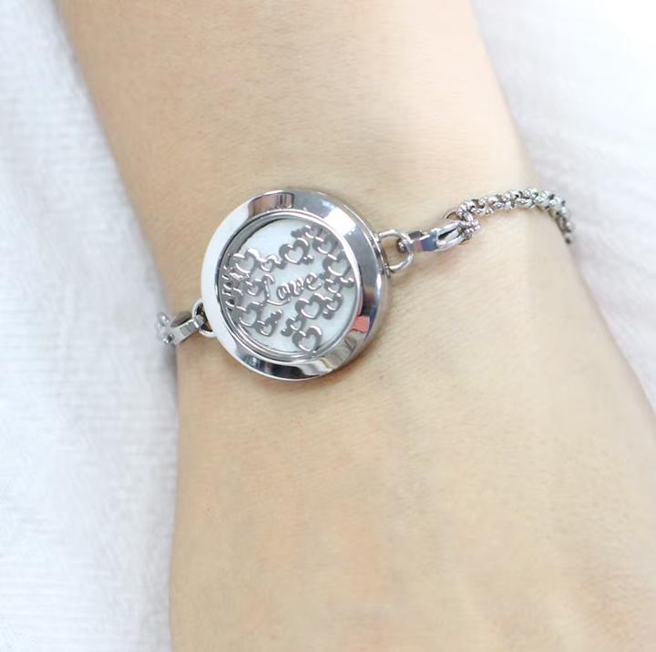 Produktbild Zen Arôme Duft-Schmuck Armband No.1 Diffusor für Ätherisches Öl, Parfum - Edelstahl (Metall, Edelstahl)