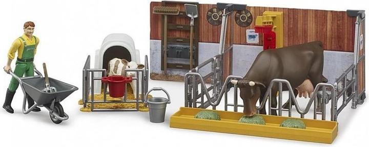 Image du produit Bruder Étable avec vache et veau