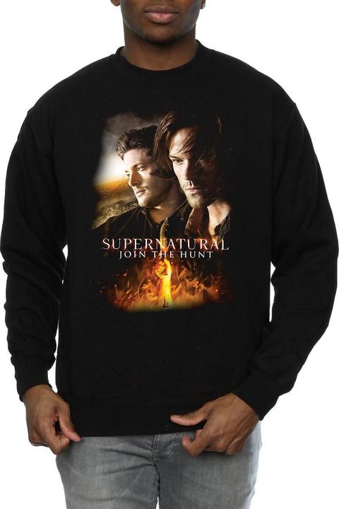 Immagine prodotto Supernatural Flaming Poster Felpa Uomo (L)