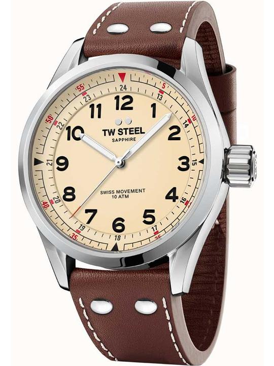 Immagine prodotto TW-Steel Acciaio SVS101 Volante Swiss Made 45mm (Orologio da polso analogico, 45 mm)