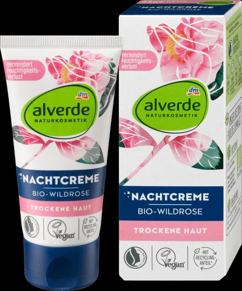 dm alverde Rosa selvatica biologica (50 ml, Crema notte)