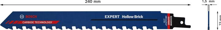Immagine prodotto Bosch Professional Zubehör Lama per sega alternata Expert Hollow Brick S 1543 HM, 10 pezzi