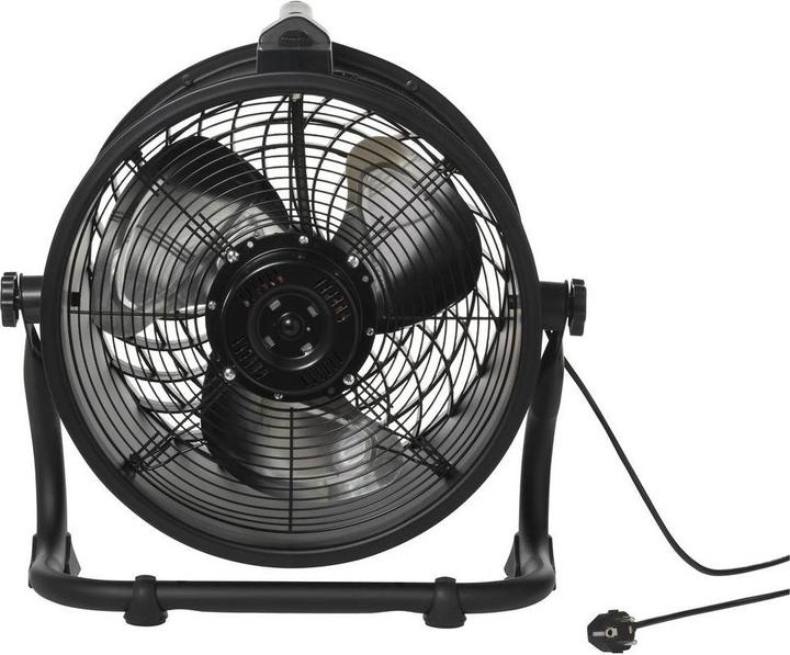 Image du produit Sygonix Bodenventilator 120 W Schwarz Schwenkbar (61.70 dB)