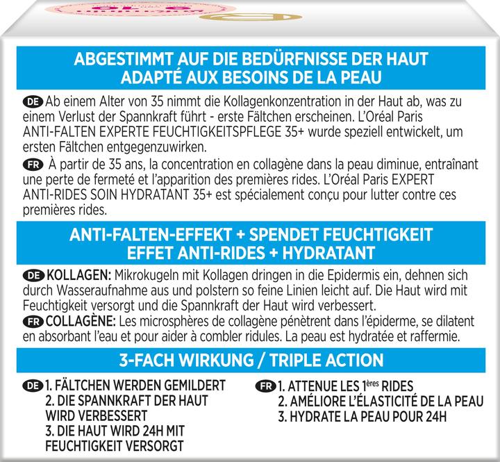 Energy Label L'Oréal Paris Anti-Wrinkle Expert Collagen 35+ Day (50ml) (50 ml, Day cream)