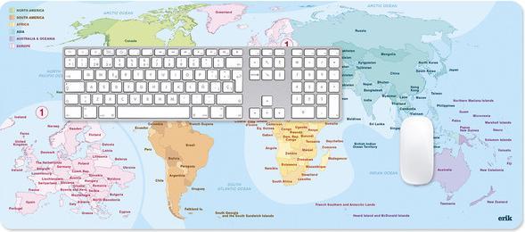 Produktbild Nenurodyta World Map Notebook (MGGE010) (80 x 35 cm)
