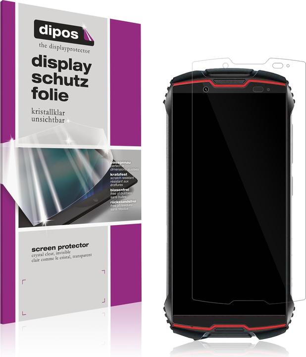 Produktbild Dipos Displayschutzfolie Crystalclear (4 Stück, Cubot King Kong Mini 2 Pro)