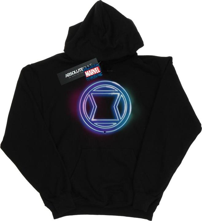 Black Widow Neon Logo Kapuzenpullover (XL)