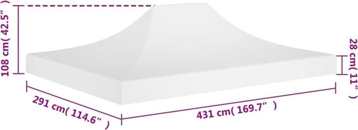 Produktbild VidaXL Hyazintha (290 cm, 290 cm)