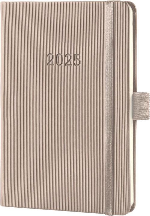 Sigel Wochenkalender 2025 C2561 1W/2S taupe 15.1x10.8cm (108 x 151 mm, Deutsch)