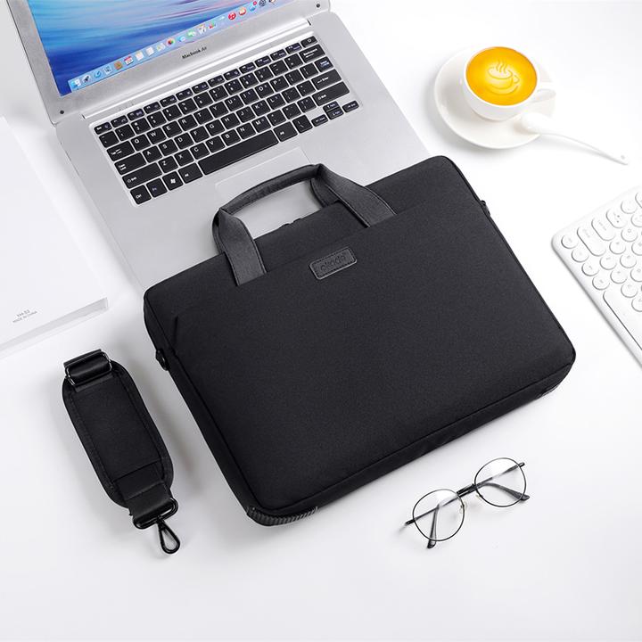 Image du produit Okade Sacoche pour MacBook / ordinateur portable, 15.6 pouces, T64, noir (15.60")