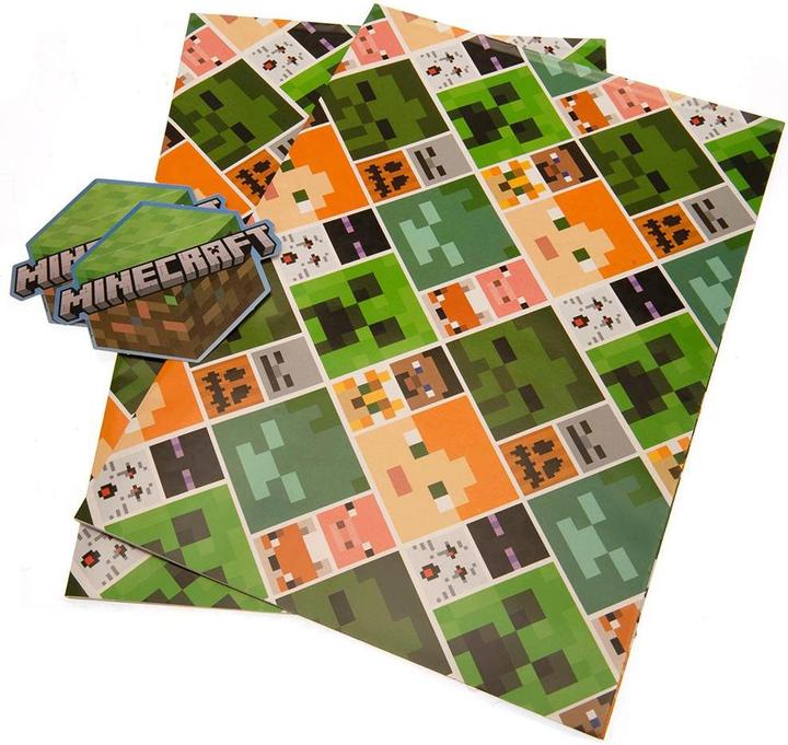 Image du produit Minecraft Papier cadeau (Papier cadeau, 1 x)