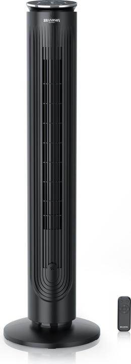 Actual product image Brandson Turmventilator, Fernbedienung, Aromafach, 40 W, Oszillation, 3 Modi, Timer, leise, Standventilator (40 dB)