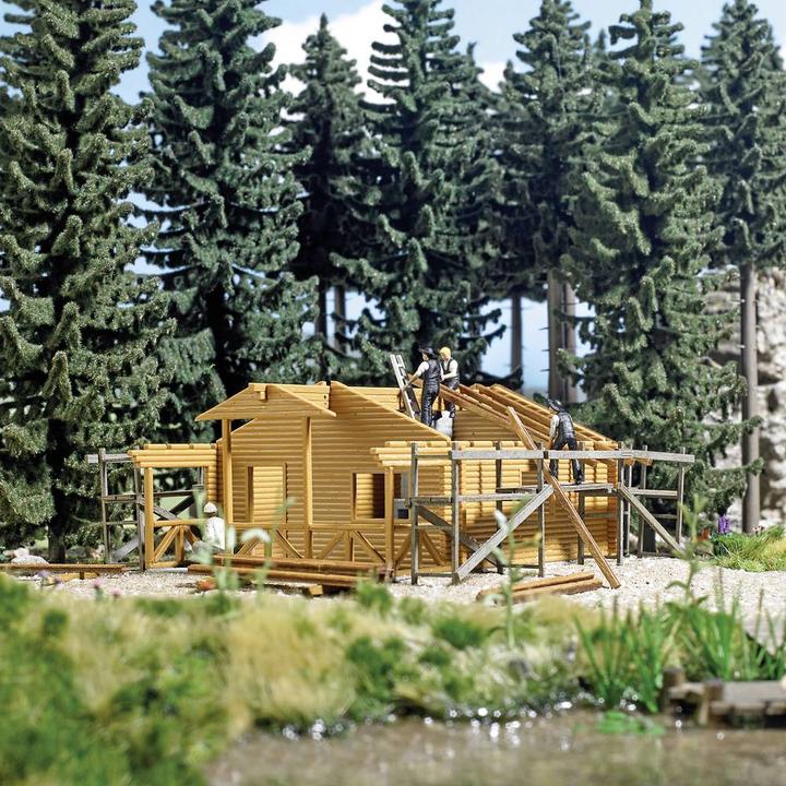 Produktbild Busch 1855 H0 Blockhütte im Bau