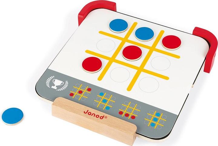 Image du produit Janod Jeu d'aimants couleurs et formes (Anglais, Allemand, Français, Italien)