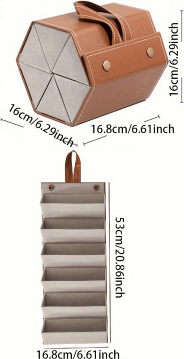 Actual product image Only-Bags.Store Premium sunglasses storage organiser, folding glasses travel case, hanging display support