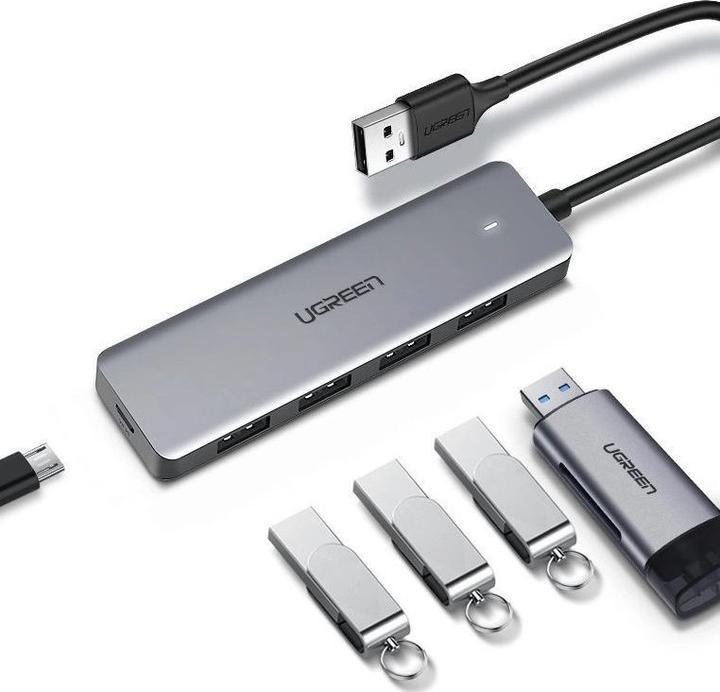 Image du produit Ugreen USB 3.0 Hub 4-Port 50985 (USB-A, 4 Ports)