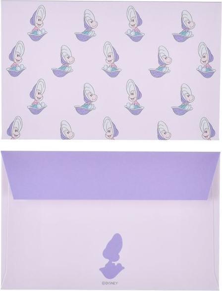 Image du produit Disney Young Oyster Mini Die Cut Message Card and Envelope Set (3 pcs)