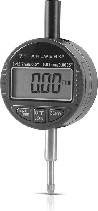 Produktbild Stahlwerk Digitale Messuhr mit 0-12,7 mm (0,5") Messbereich Millimeter und Zoll (1.27 cm)