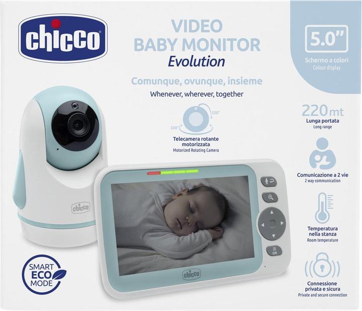 Immagine prodotto Chicco Video Baby Monitor EVOLUTION - 0m+ (Video e audio, 220 m)