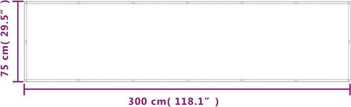 Produktbild VidaXL Balkon-Sichtschutz 100 % Polyester-Oxford (800 cm)