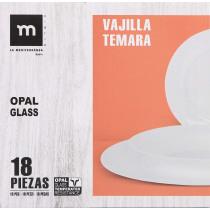 Produktbild La Mer Geschirr 18 Stück rund Opal Temara MD