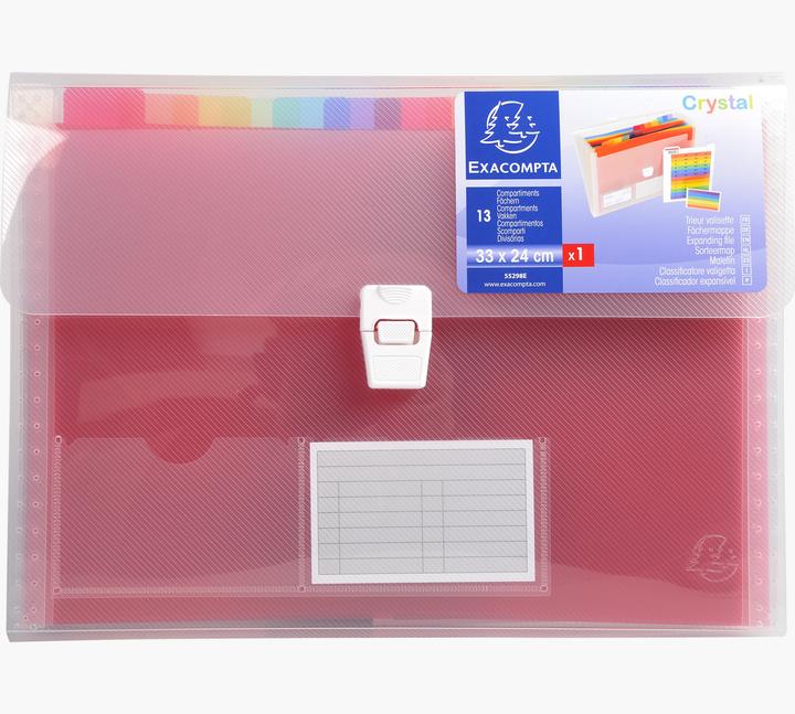 Image du produit Exacompta Pochette en cristal avec poignée (A4, 1 x)