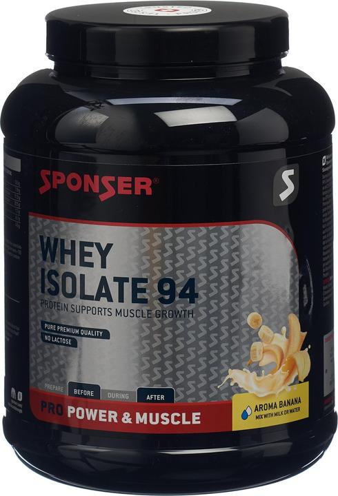 Produktbild Sponser Whey Isolate 94 (Banane, 1 Stk., 850 g)