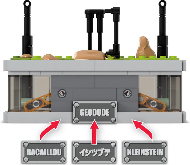 Actual product image MEGA Pokémon Mini Motion small stone movable building set