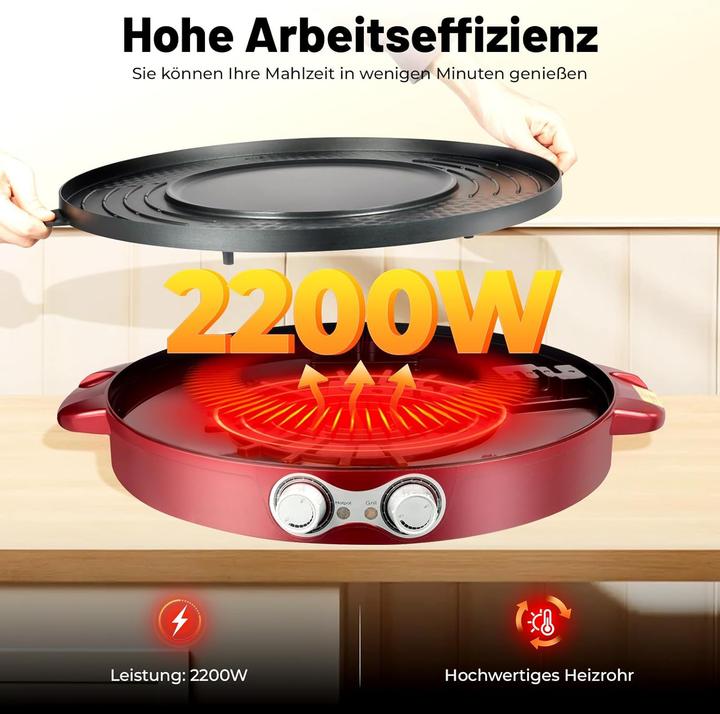 Produktbild Charocean Elektrischer Hot Pot & Grill 2-in-1