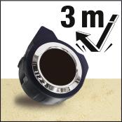 Actual product image Kraftwerk Prof. tape ruler 8 m x 27 mm (mm)