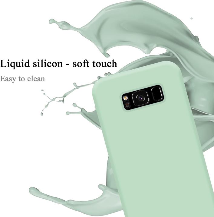 Actual product image Cadorabo TPU Liquid Silicone Case Cover (Samsung Galaxy S8+)