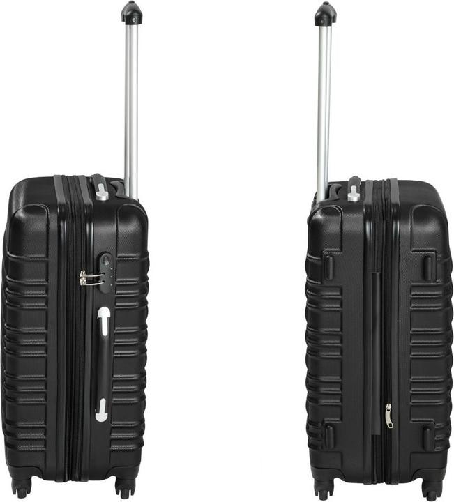 Image du produit tectake Set de 4 Valises (106 l, Bagage à main (jusqu'à 50l), M (50 - 90l), L (90 - 115l), XL (à partir de 115l))