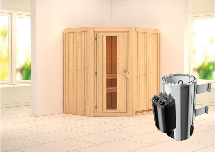 Actual product image Karibu Tonja without roof rim (Plug & Play 3.6 KW internal control)
