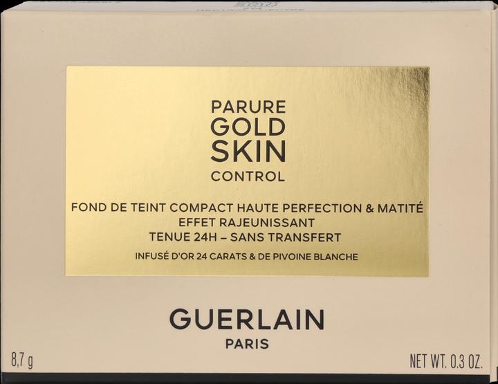 Actual product image Guerlain Parure Gold 23 Sk Ctrl Compact Fond de Teint 2N (2N Neutral)