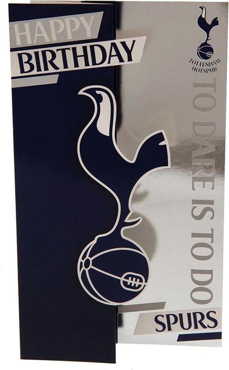 Produktbild Tottenham Hotspur FC Wappen Geburtstagskarte To Dare Is To Do Papier